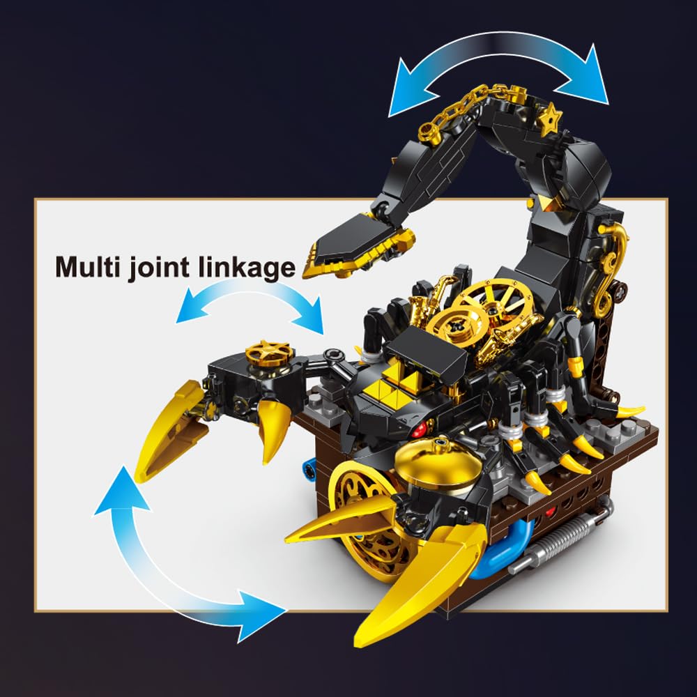 MISINI M6106 Mechanical Scorpion Building Block Kit, 468PCS